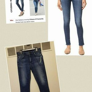 Citizens of Humanity rocket high-rise skinny jeans